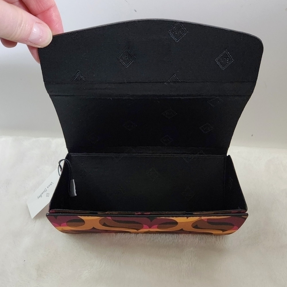 Vera Bradley Modern Lights Foldable Triangle Sunglasses Hard Case - Picture 5 of 8